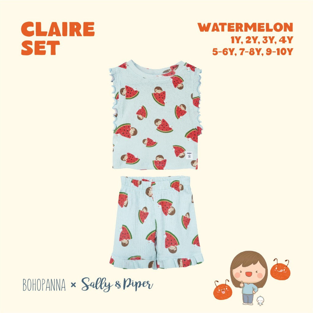 BOHOPANNA - BOHOPANNA X SALLY & PIPER - CLAIRE SET - Setelan Anak