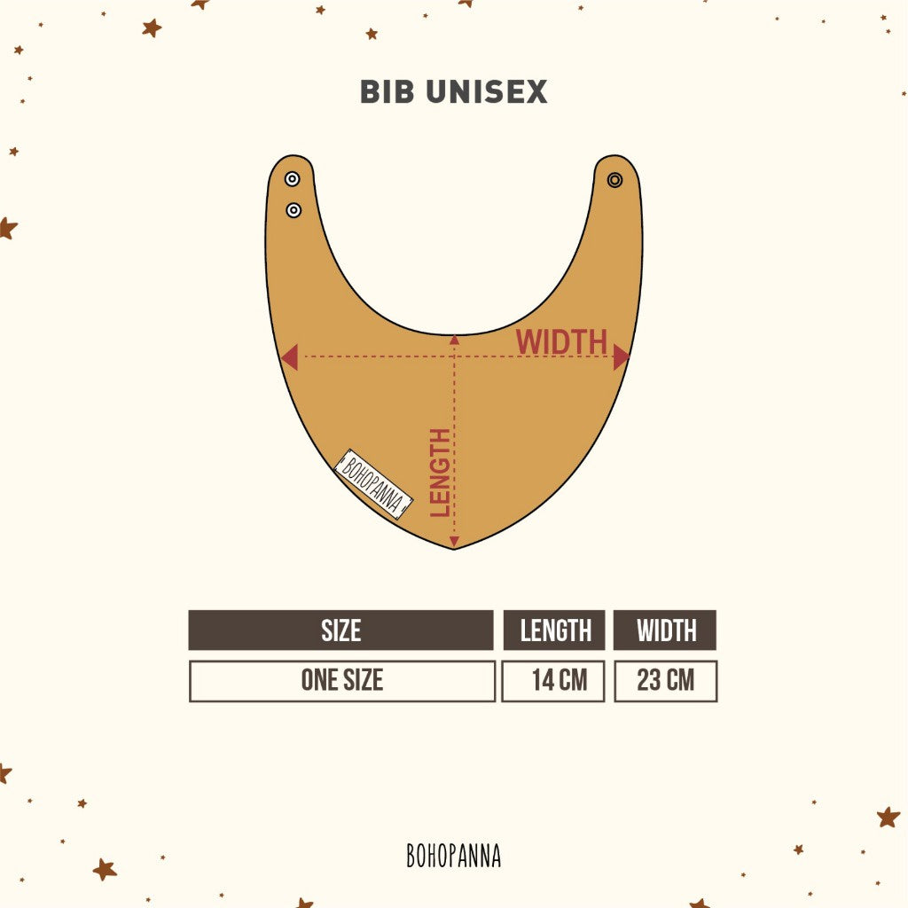 BOHOPANNA - BIB - Slaber Bayi 2336