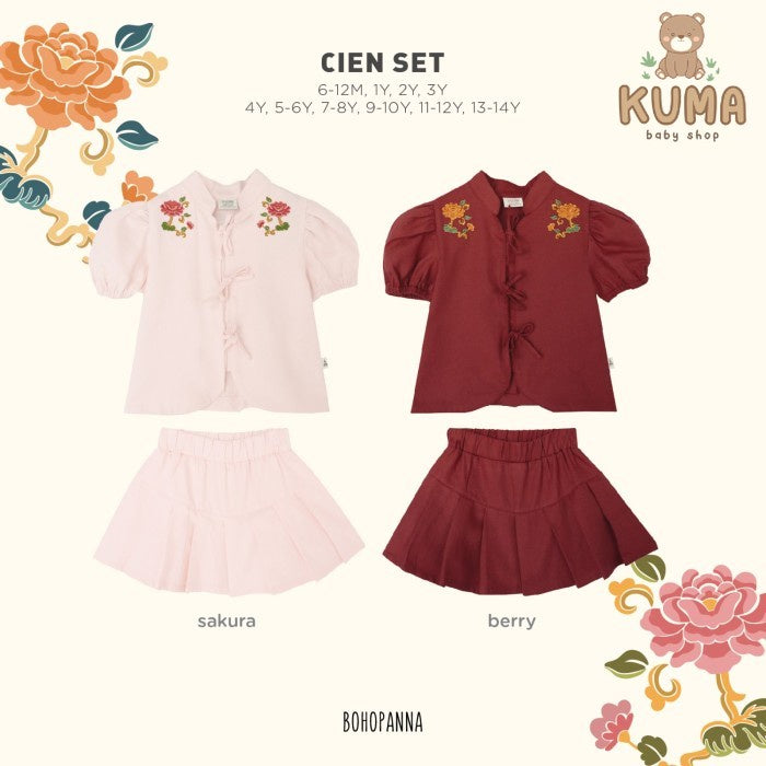 BOHOPANNA - CIEN SET - Baju Imlek Anak Perempuan CNY Chinese New Year