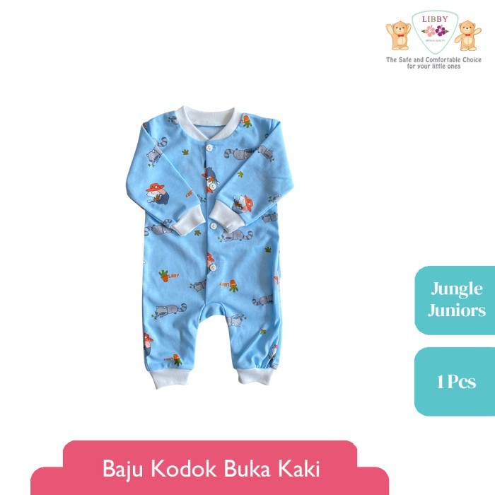 LIBBY Baju Kodok Panjang Buka Kaki Tanpa Topi (1 pcs)