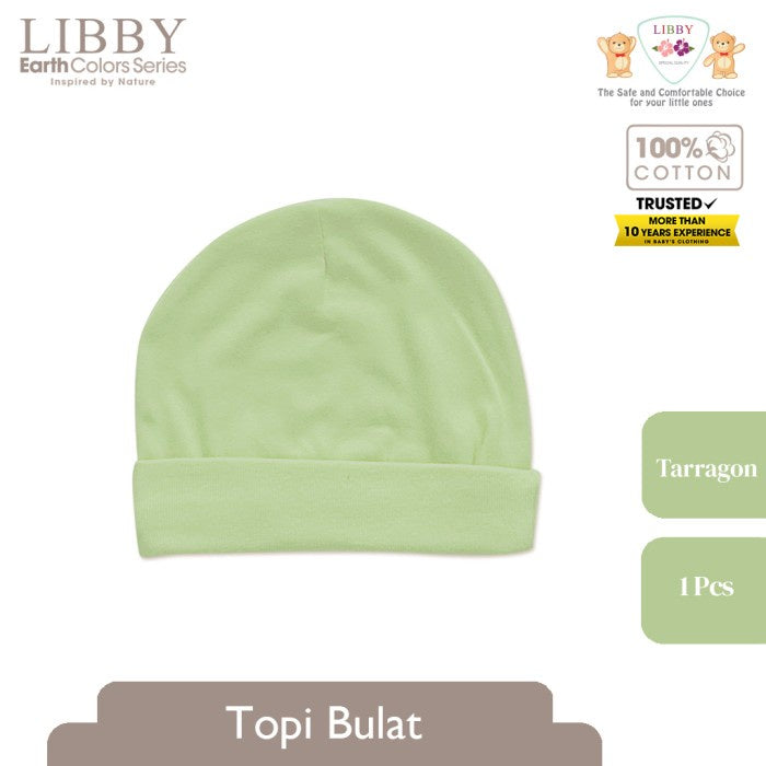 LIBBY Earth Topi Bulat Comfy Set (1 pcs/pack) Topi Bayi