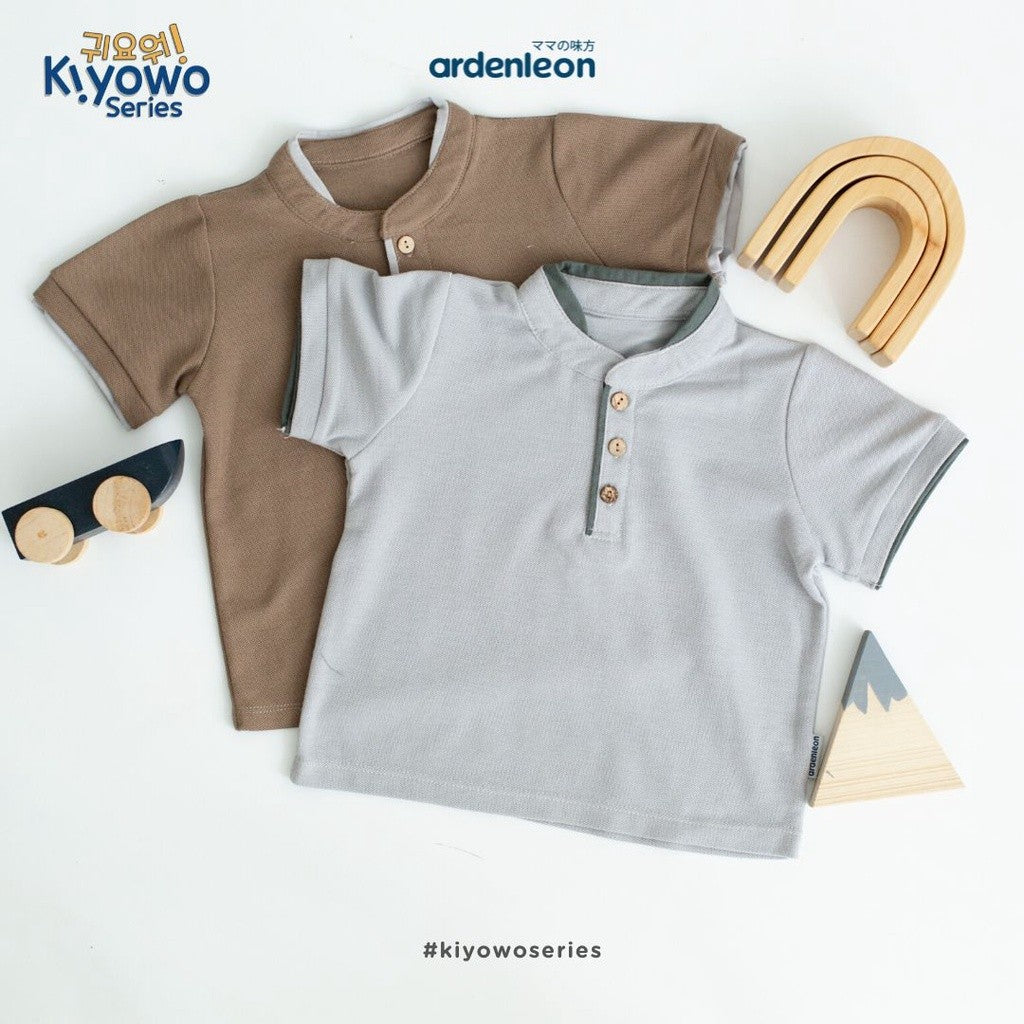 ARDENLEON Atasan Kemeja Polo Anak Laki Laki Boy Collar Polo Shirt