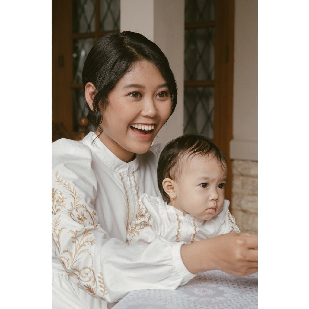 BOHOPANNA - RAYA COLLECTION 2025 - INAYA BABY DRESS - Dress Bayi Perempuan - Baju Muslim - Baju Raya - Gamis