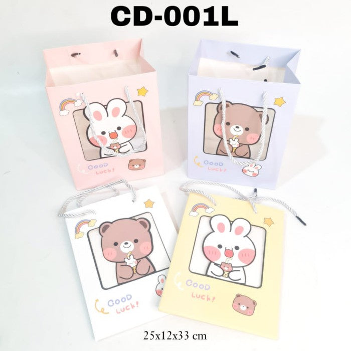 Paper Bag/ Goodie Bag/Hand Bag Kertas / Tas Serbaguna 3D Glitter Baby