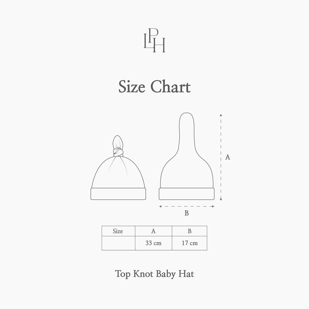 Little Palmerhaus - Top Knot Baby Hat (Topi Bayi)