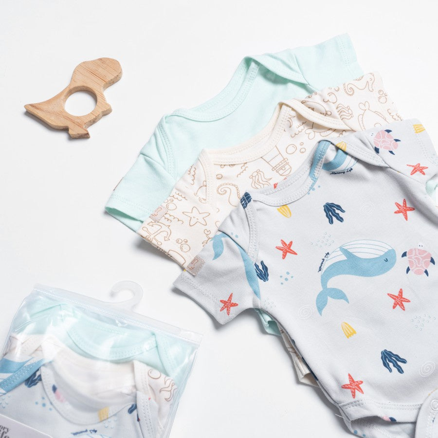 Memory Life Bodysuit 3 in 1 - MemoryLife Basic Series / Bodysuit Bayi Pattern Motif