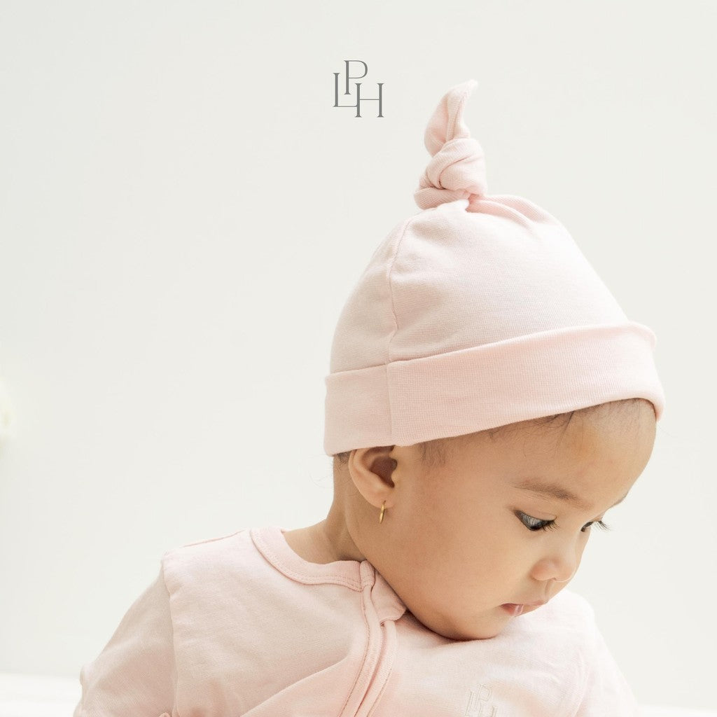 Little Palmerhaus - Top Knot Baby Hat (Topi Bayi)