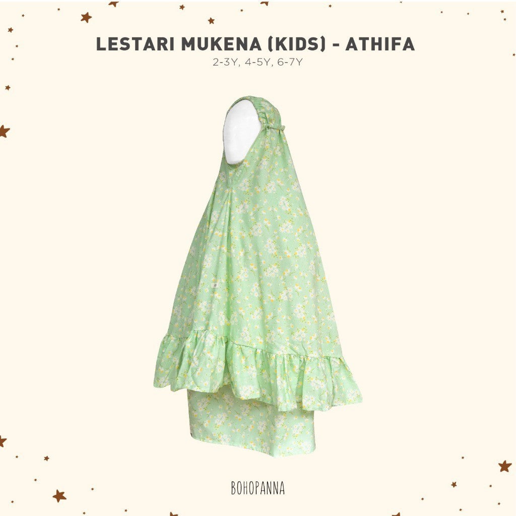 BOHOPANNA - RAYA COLLECTION 2025 - LESTARI MUKENA - Mukena Kids & Mom
