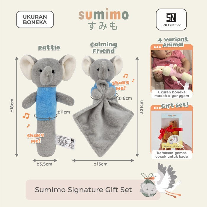 Sumimo Signature Gift Set Hadiah Anak Rattle