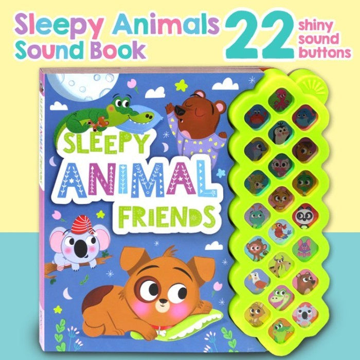 Sleepy Animal Friends/Things That Go Sounds Board Book With 22 Animal