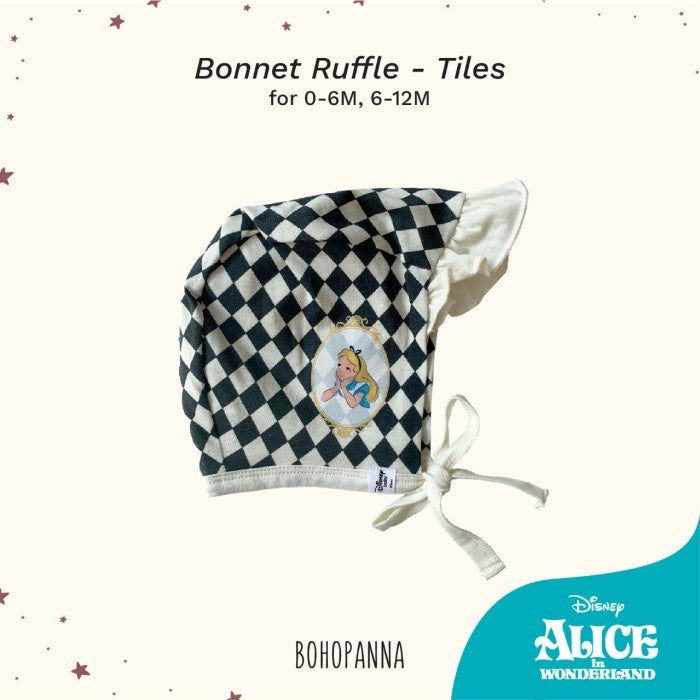 BOHOPANNA - BONNET RUFFLE DISNEY - TOPI BAYI