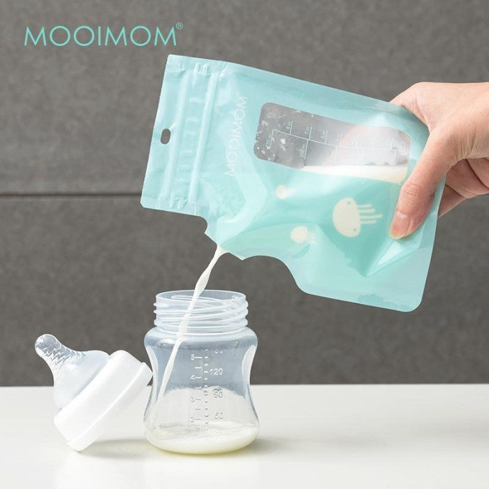 MOOIMOM Breastmilk Storage Bags Temperature Sensor Kantong ASI 250ml
