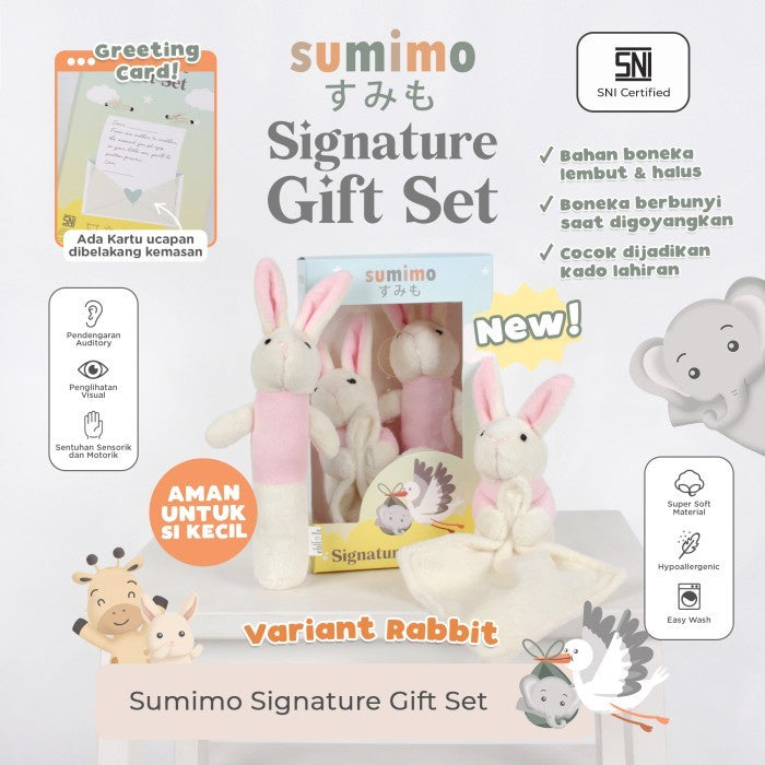 Sumimo Signature Gift Set Hadiah Anak Rattle