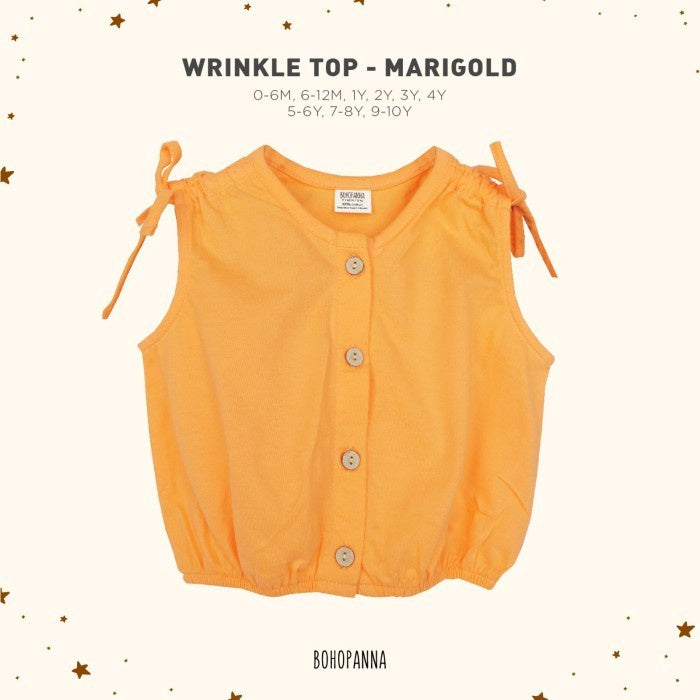 BOHOPANNA - WRINKLE TOP - ATASAN ANAK PEREMPUAN 2322