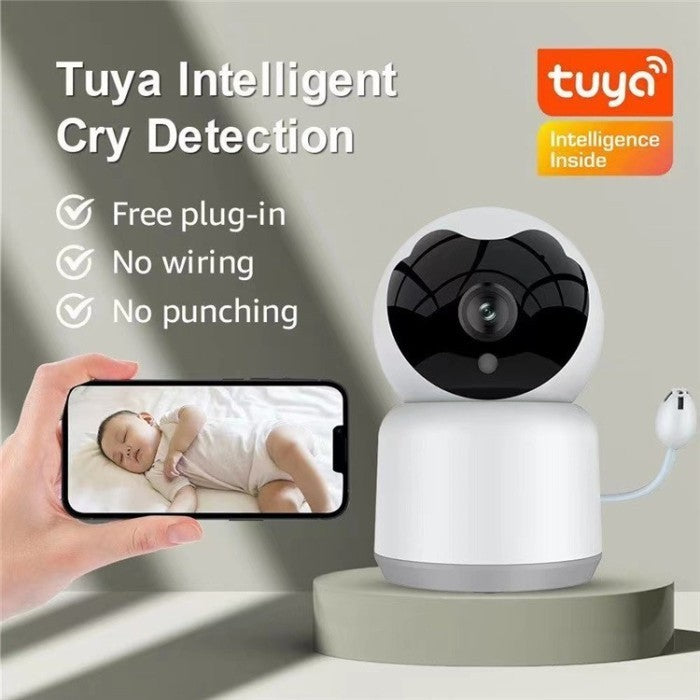 BM100 Smart Ip Camera Video WiFI Baby Monitor with TUYA Apps & 360 PTZ