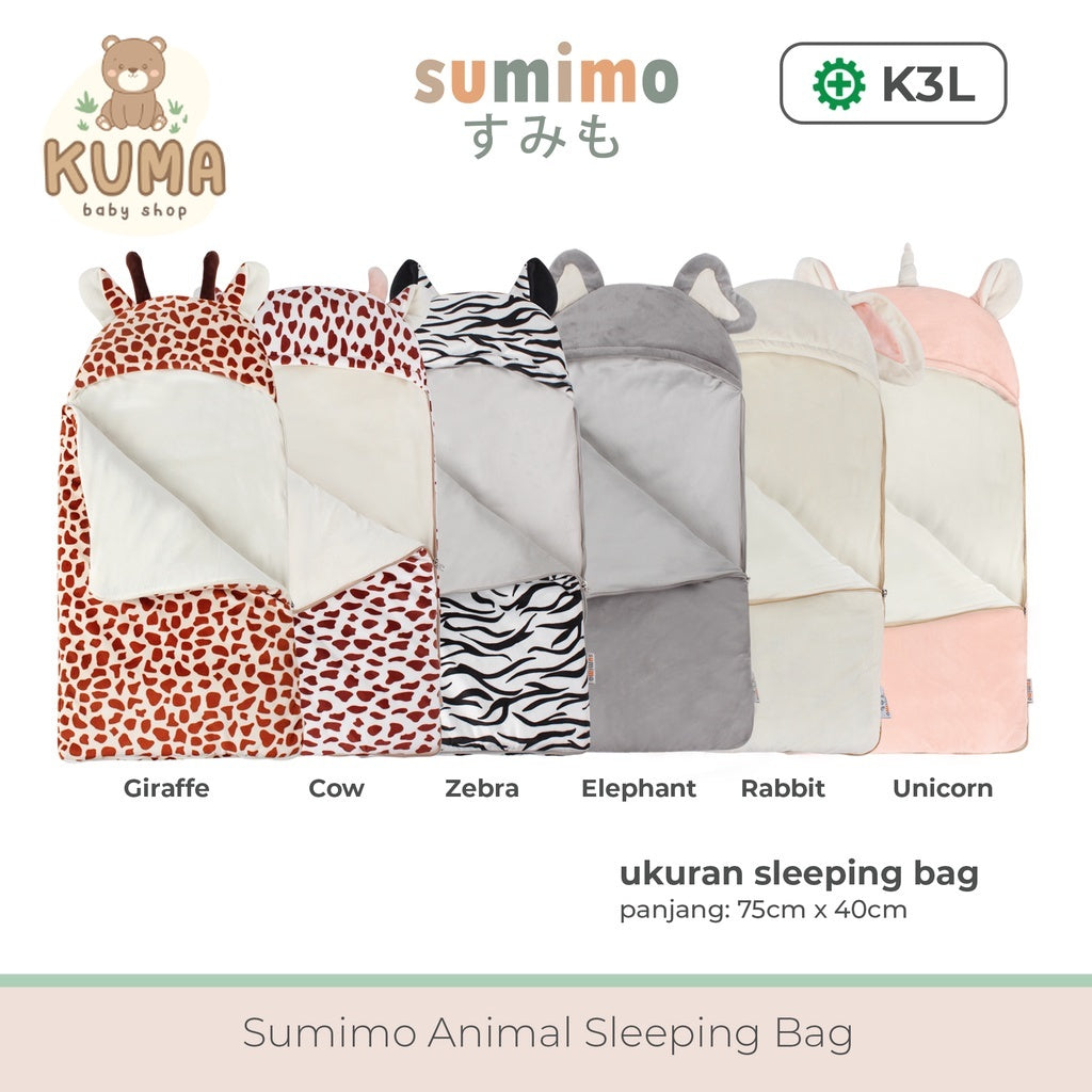 Sleeping Bag Baby Animal Character Selimut Bayi Super Soft By Sumimo