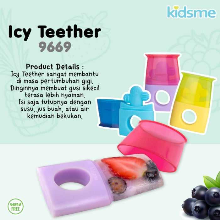 ICY TEETHER KIDSME - 9669 - Mainan gigitan Bayi Ice pop Bag Teether