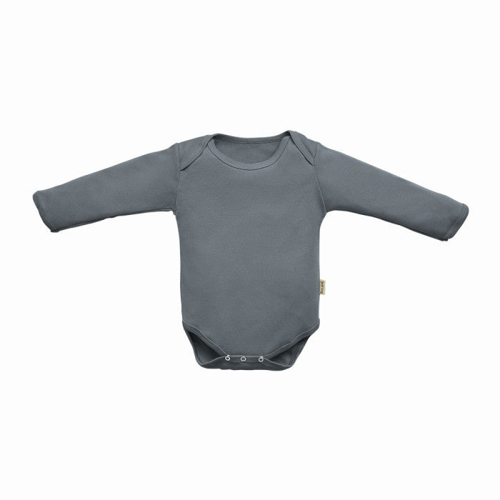 Nice Kids Baby Long Sleeve Bodysuit Baju Bayi Bodysuit Solid Color