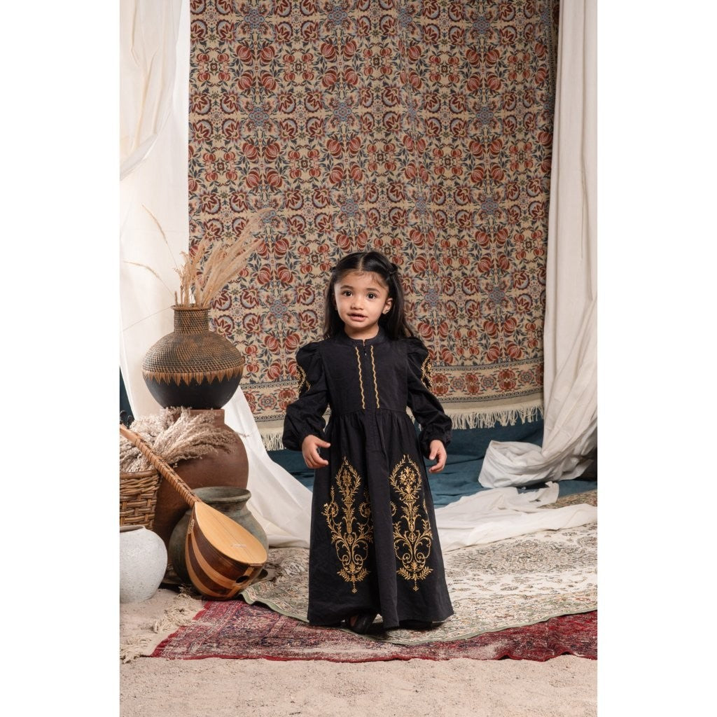BOHOPANNA - RAYA COLLECTION 2025 - INAYA KIDS DRESS - Dress Anak Perempuan - Baju Muslim - Baju Raya - Gamis