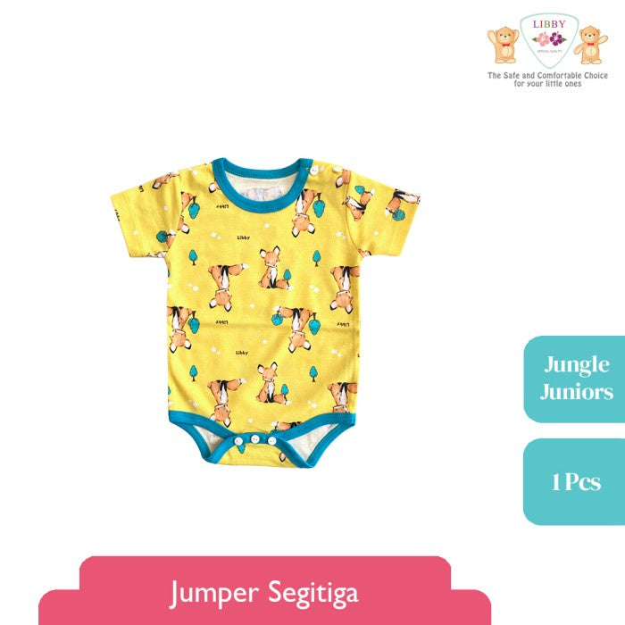 LIBBY Jungle Juniors Newborn Motif Baju Kodok Segitiga (1 pcs)