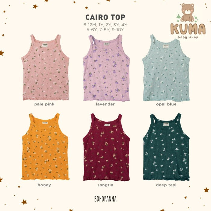 BOHOPANNA - CAIRO TOP - Atasan Anak Perempuan 2325