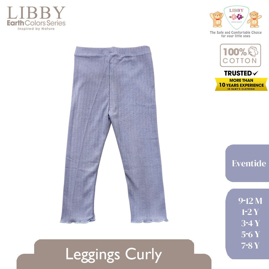 LIBBY Earth Legging Anak Perempuan Curly Girl (1PCS ) - Legging Bayi & Anak Perempuan 0-12 Tahun