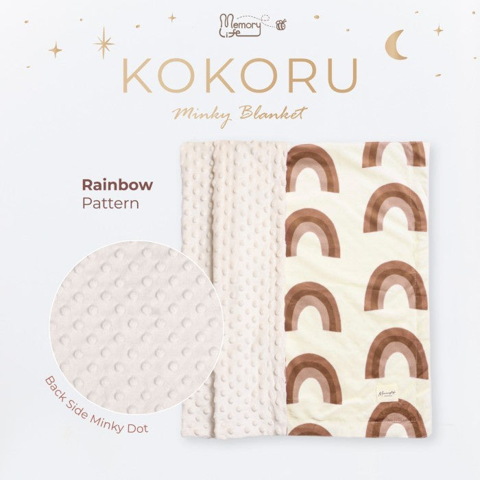 Memorylife Essentials-Kokoru Zoo Minky Blanket| Premium Minky Blanket