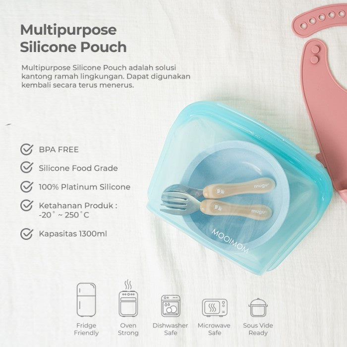 Pouch Silicone Serbaguna -  MOOIMOM Multipurpose Silicone Pouch