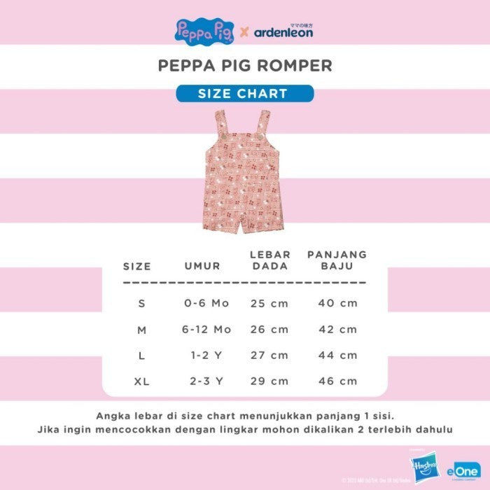 ARDENLEON Jumper Bayi Peppa Pig Romper Baju Anak Bayi