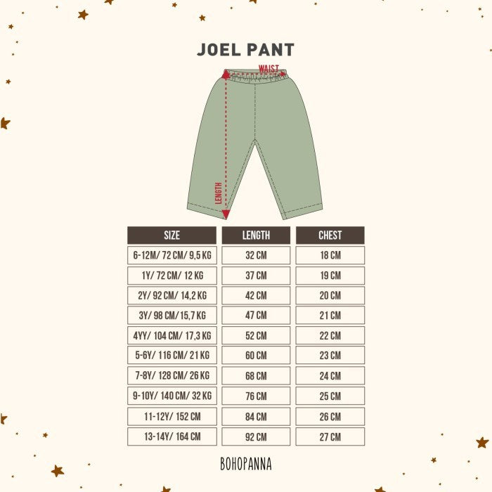 BOHOPANNA - JOEL PANTS - Celana Anak