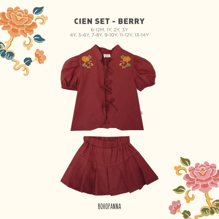 BOHOPANNA - CIEN SET - Baju Imlek Anak Perempuan CNY Chinese New Year
