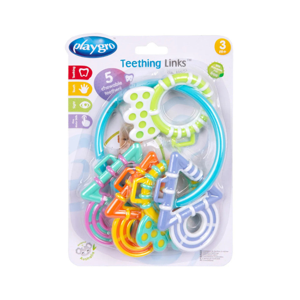 Playgro Teething Links New - Mainan Gigit Anak Bayi