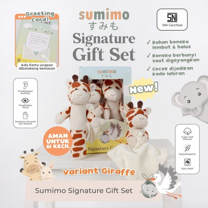Sumimo Signature Gift Set Hadiah Anak Rattle