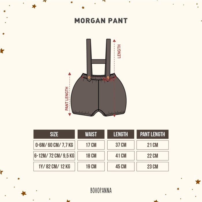 BOHOPANNA - MORGAN PANT - CELANA ANAK LAKI LAKI OVERALL