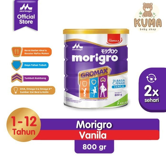 Morigro Gromax 800 gr VANILA Susu Formula MORINAGA MORIGRO GROMAX