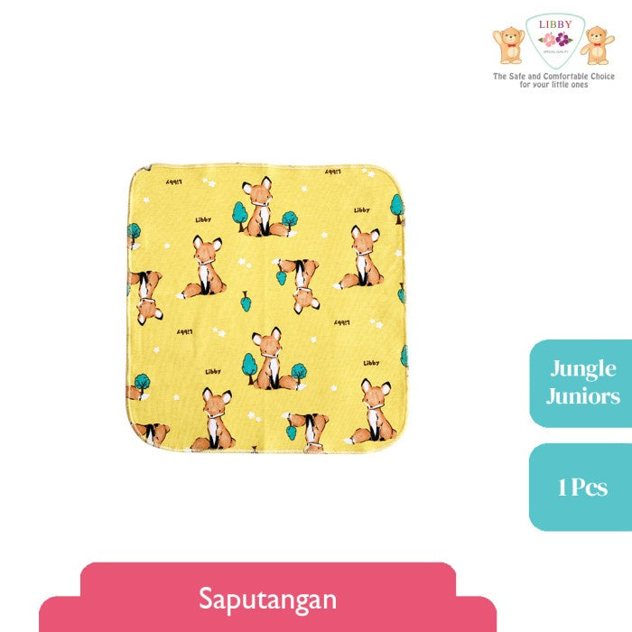 LIBBY Saputangan / Lap Jungle Juniors Motif (1 pcs)
