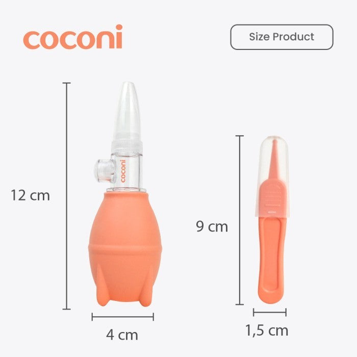 COCONI Baby Nasal Aspirator with Tweezer | Alat Sedot Hidung Bayi