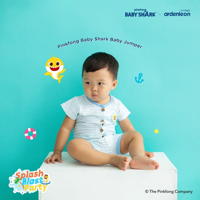 ARDENLEON Jumper Bayi Pinkfong Baby Jumper Baju Anak Bayi Shark
