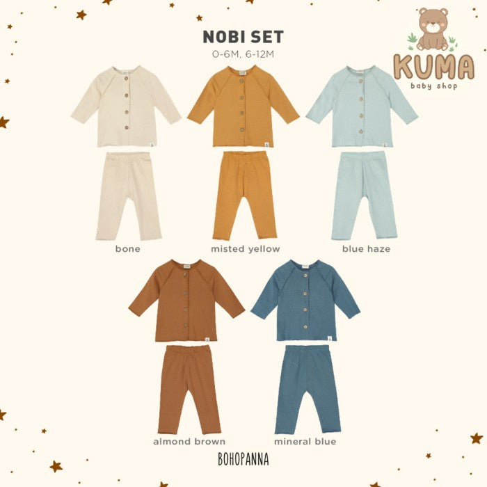 BOHOPANNA - NOBI SET - Setelan Bayi 2308