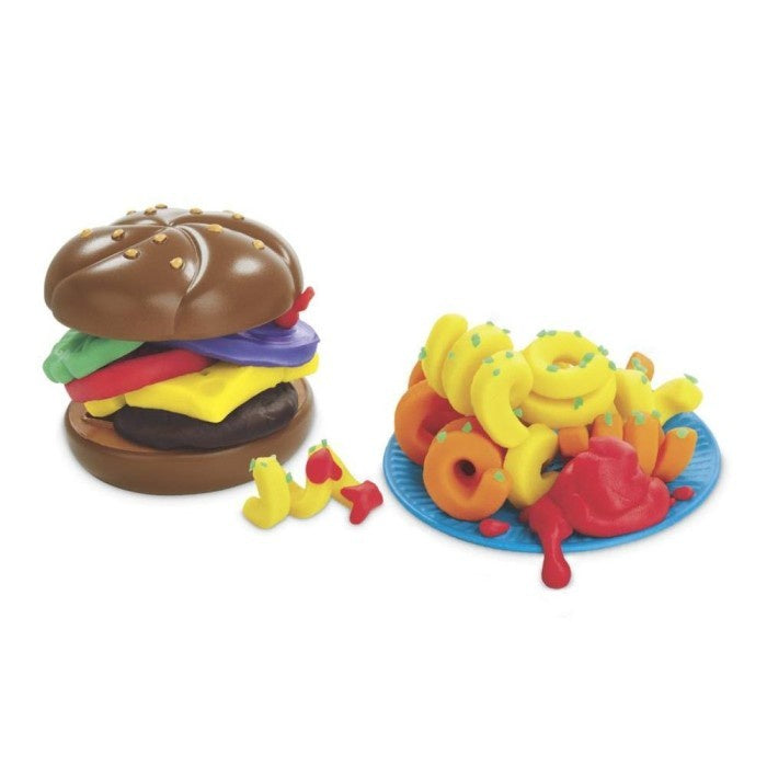 PlayDoh Kitchen Creations Silly Snacks Burger and Fries Set