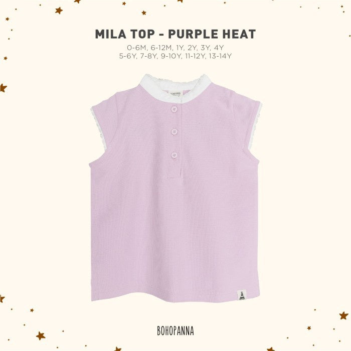 BOHOPANNA - MILA TOP - ATASAN ANAK PEREMPUAN