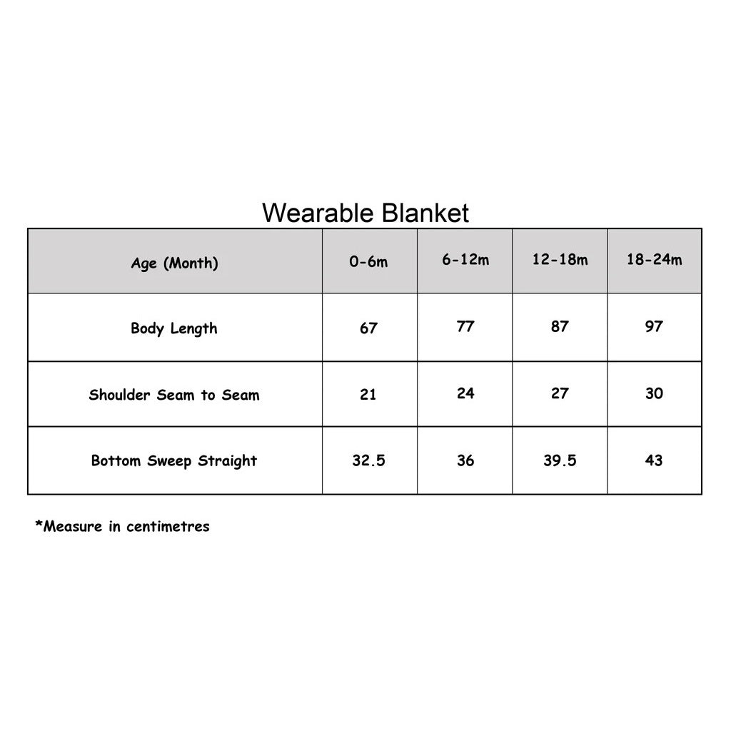 Baabaasheepz Wearable Blanket Zip Cute Big Star & Head / Selimut Bedong Instan Anak GREY