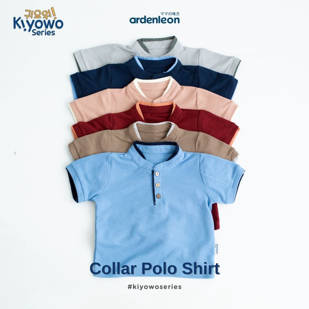 ARDENLEON Atasan Kemeja Polo Anak Laki Laki Boy Collar Polo Shirt