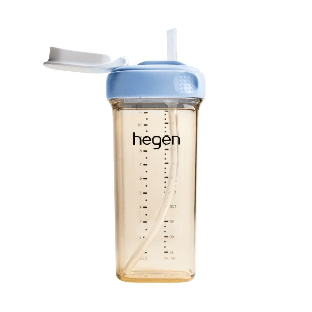 Hegen PCTO™ 330ml/11oz Straw Cup PPSU (Blue/Pink/Grey)
