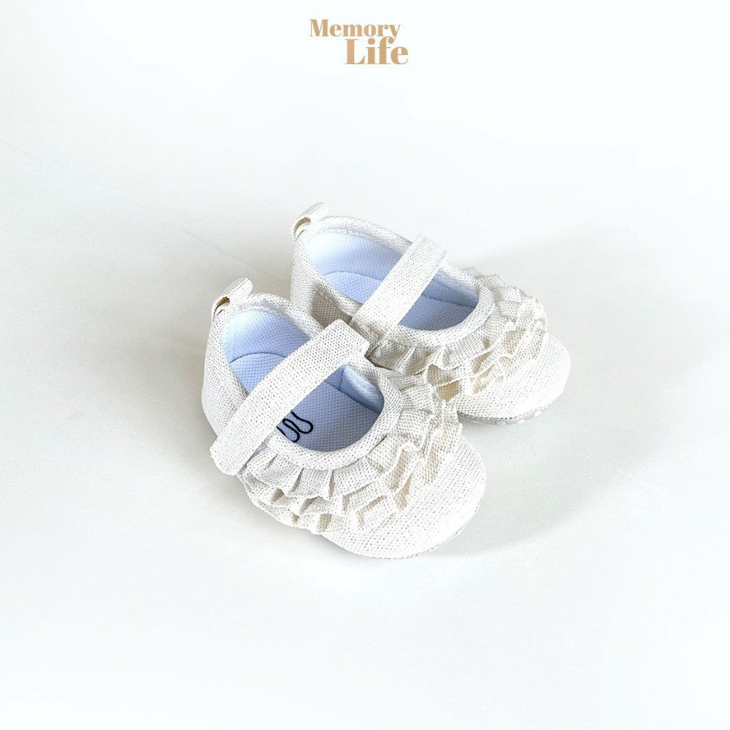 MemoryLife - Prewalker Wavy Lace | Sepatu Prewalker Premium Bayi Perempuan Umur 0 Bulan - 18 Bulan
