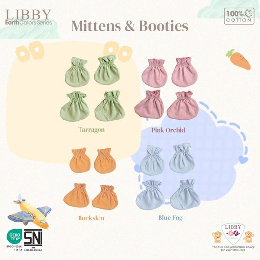 LIBBY Sarung Tangan & Kaki Karet Libby Earth Comfy Set 3 (1pcs/set)