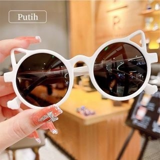 Kyopta Kacamata anak bentuk telinga beruang Kacamata hitam anak import kids sunglasses