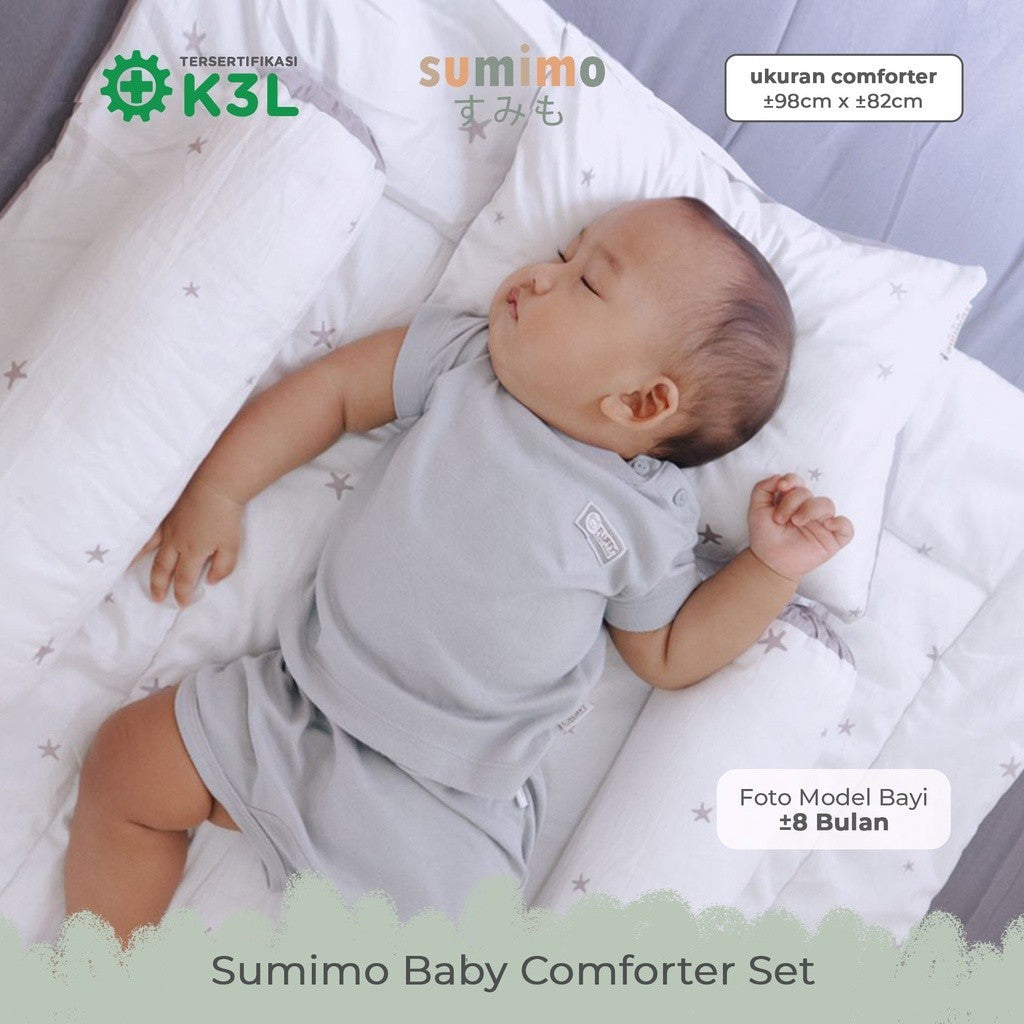 Sumimo Baby Comforter Set Paket Selimut Bantal Guling Bayi