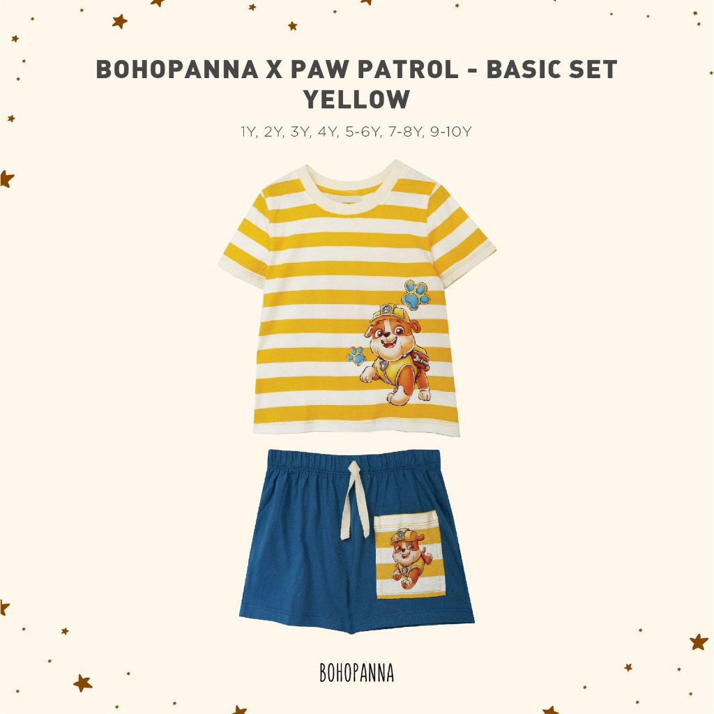 BOHOPANNA - BOHOPANNA X PAW PATROL - BASIC SET - Setelan Anak