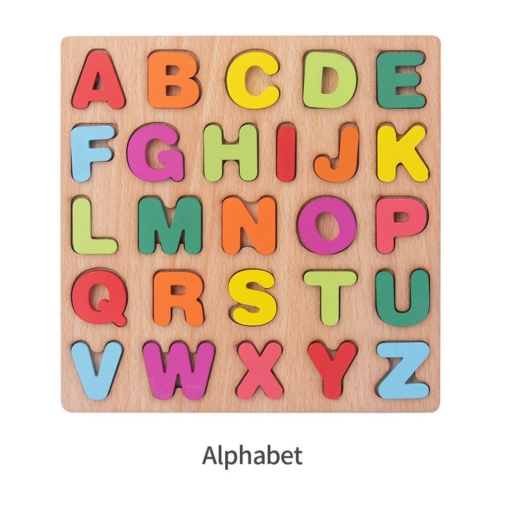 Kyopta  Mainan edukasi anak jigsaw puzzle wooden toys
